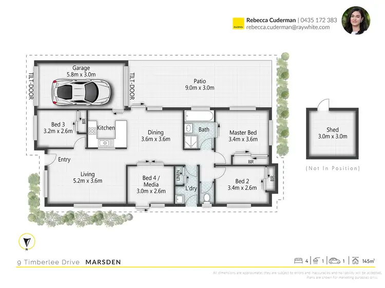 Floorplan of Homely house listing, 9 Timberlee Drive, Marsden QLD 4132