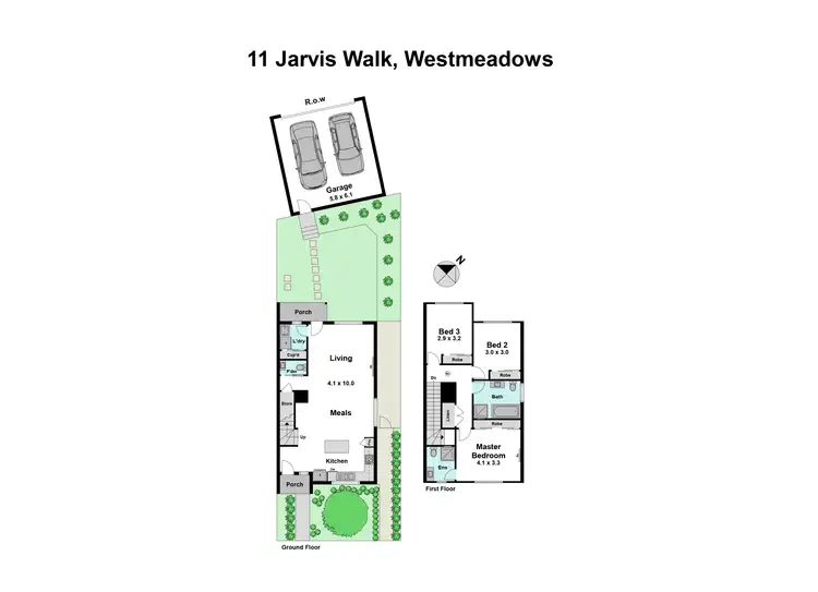 Floorplan of Homely house listing, 11 Jarvis Walk, Westmeadows VIC 3049