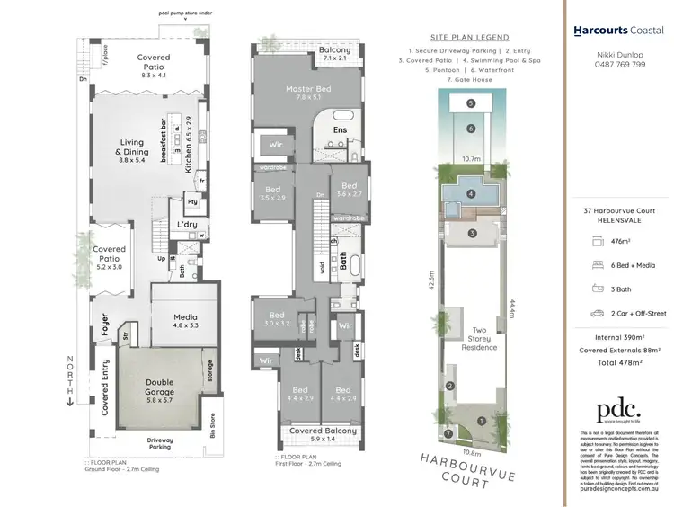 Floorplan of Homely house listing, 37 Harbourvue Court, Helensvale QLD 4212