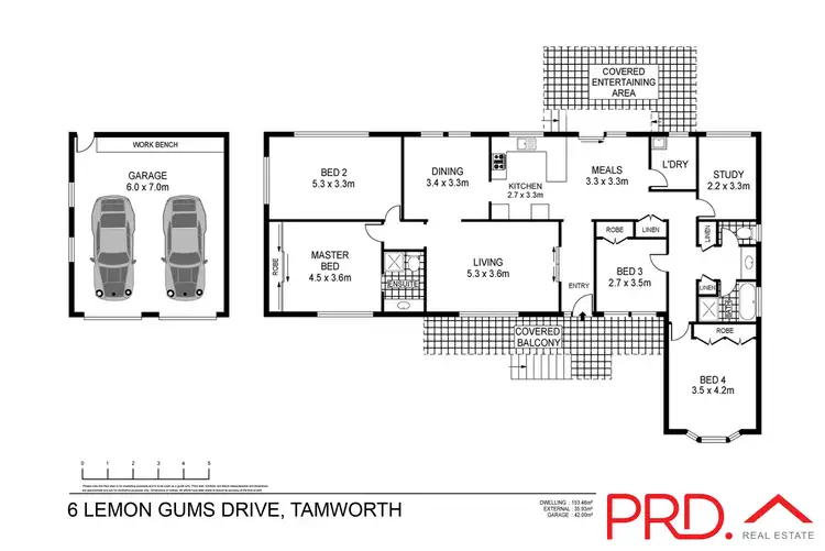 Floorplan of Homely house listing, 6 Lemon Gums Drive, Tamworth NSW 2340