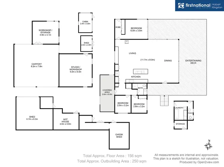 Floorplan of Homely house listing, 159 Simpsons Bay Road, Simpsons Bay TAS 7150