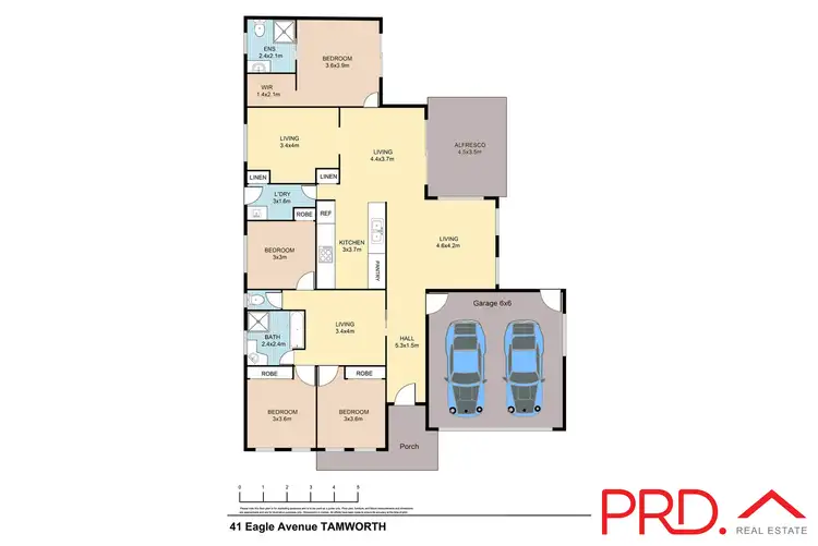 Floorplan of Homely house listing, 41 Eagle Avenue, Tamworth NSW 2340