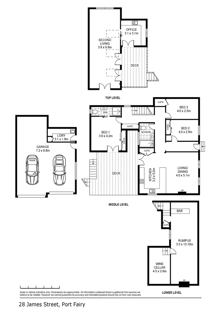 Floorplan of Homely house listing, 28 James Street, Port Fairy VIC 3284