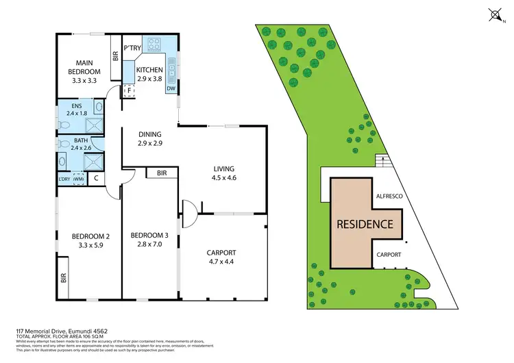 Floorplan of Homely house listing, 117 Memorial Drive, Eumundi QLD 4562