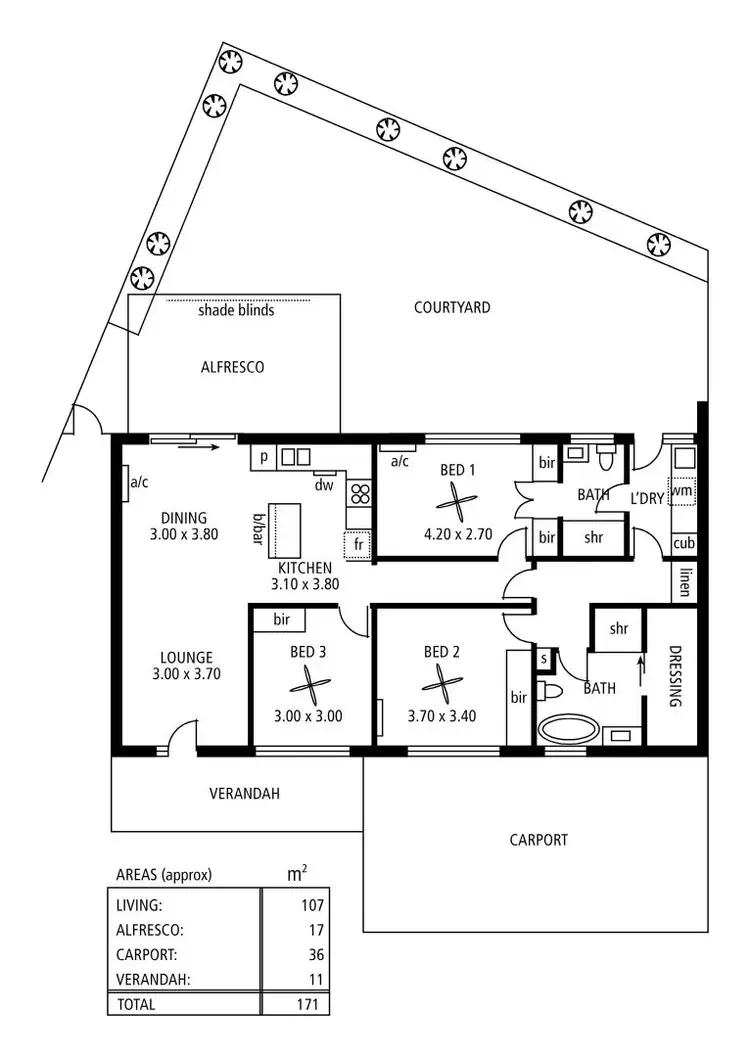 Floorplan of Homely house listing, 23 La Jolla Ave, Fulham SA 5024