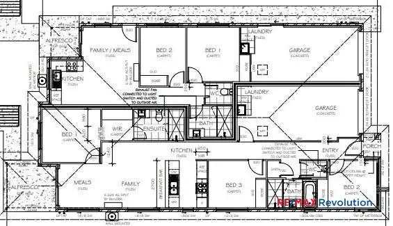 Floorplan of Homely house listing, Unit 1 & 2/7 Maynor Court, Yarrabilba QLD 4207