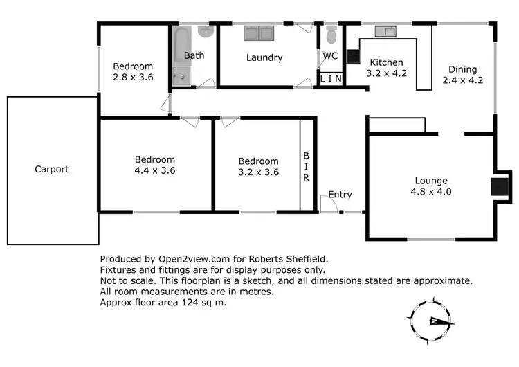 Floorplan of Homely house listing, 10 Roland Court, Sheffield TAS 7306