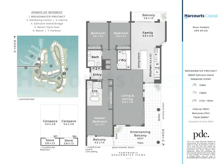 Floorplan of Homely apartment listing, 26602 Ephraim Island, Paradise Point QLD 4216