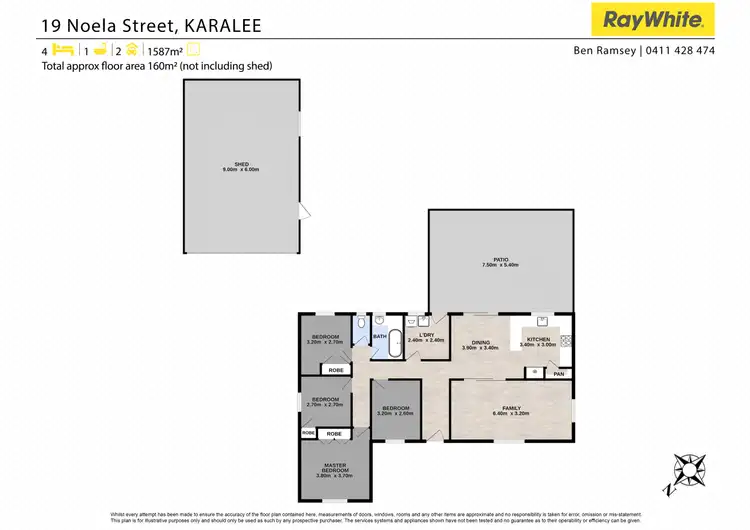 Floorplan of Homely house listing, 19 Noela Street, Karalee QLD 4306