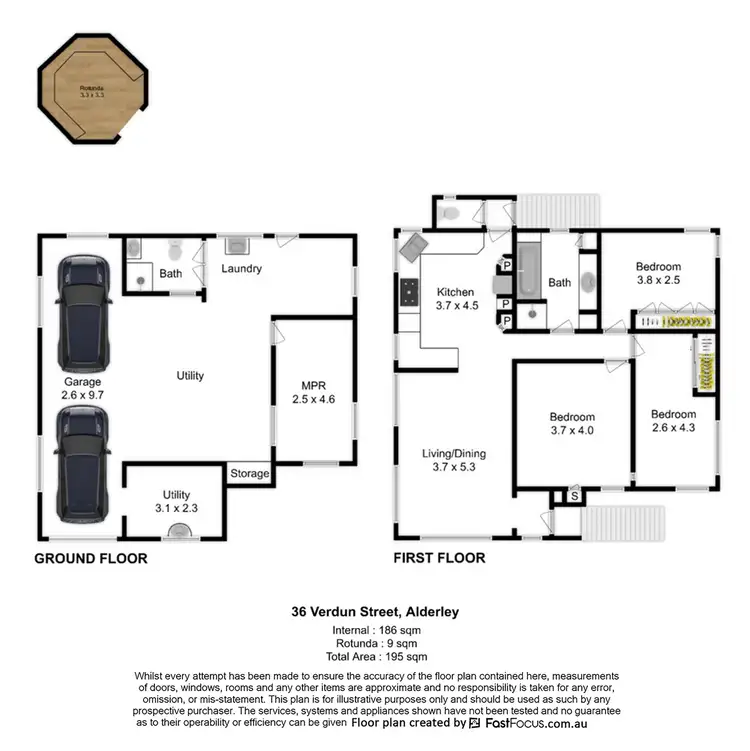 Floorplan of Homely house listing, 36 Verdun Street, Alderley QLD 4051
