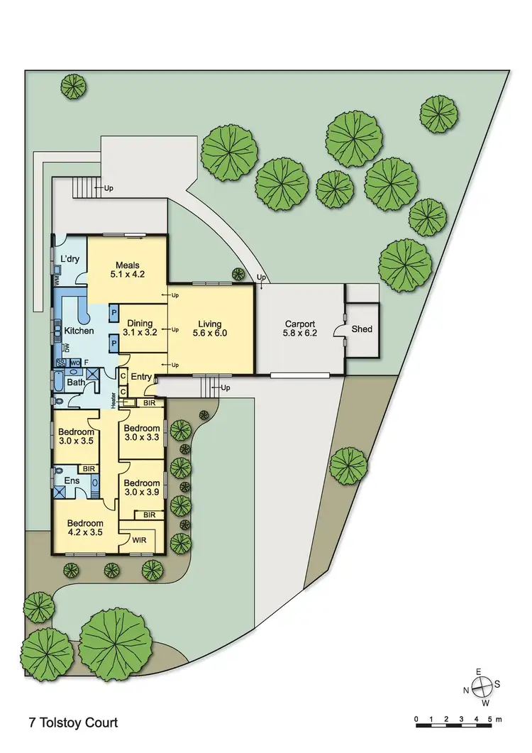 Floorplan of Homely house listing, 7 Tolstoy Court, Doncaster East VIC 3109