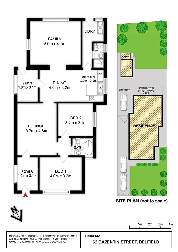 Floorplan of Homely house listing, 62 Bazentin Street, Belfield NSW 2191