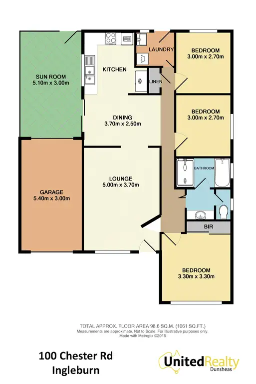 Floorplan of Homely house listing, 100 Chester Road, Ingleburn NSW 2565