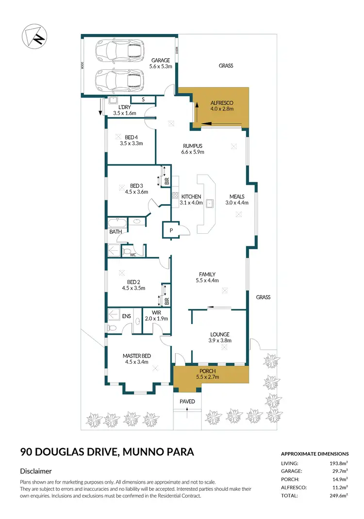 Floorplan of Homely house listing, 90 Douglas Drive, Munno Para SA 5115