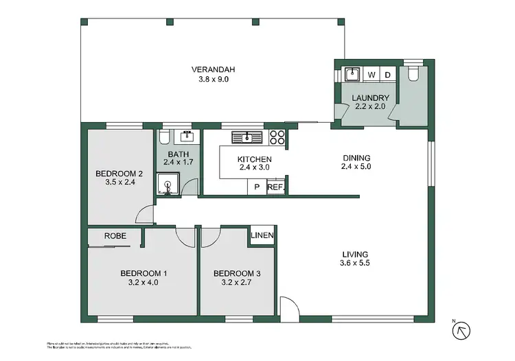 Floorplan of Homely house listing, 18 Nineham Avenue, Spearwood WA 6163