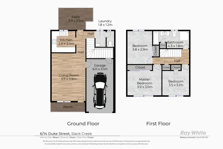Floorplan of Homely townhouse listing, 6/14 Duke Street, Slacks Creek QLD 4127