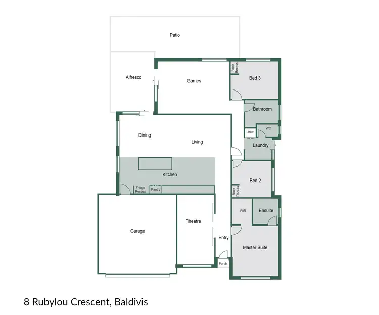 Floorplan of Homely house listing, 8 Rubylou Crescent, Baldivis WA 6171