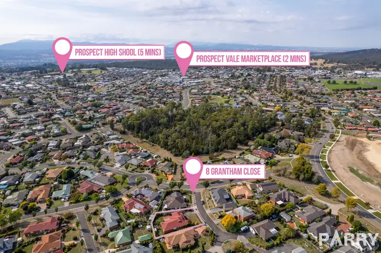 Floorplan of Homely house listing, 8 Grantham Close, Prospect Vale TAS 7250