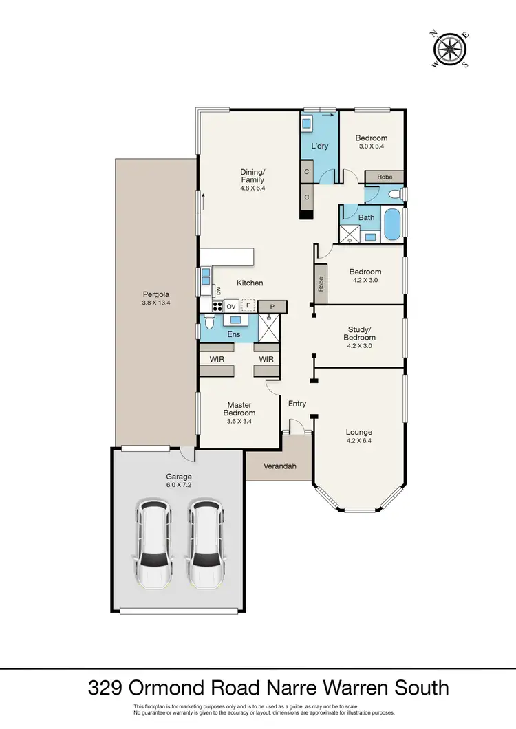 Floorplan of Homely house listing, 329 Ormond Road, Narre Warren South VIC 3805