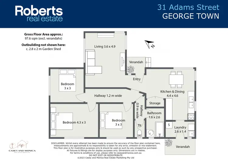 Floorplan of Homely house listing, 31 Adams Street, George Town TAS 7253