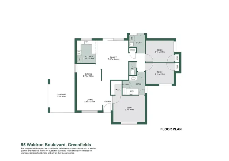 Floorplan of Homely house listing, 95 Waldron Boulevard, Greenfields WA 6210