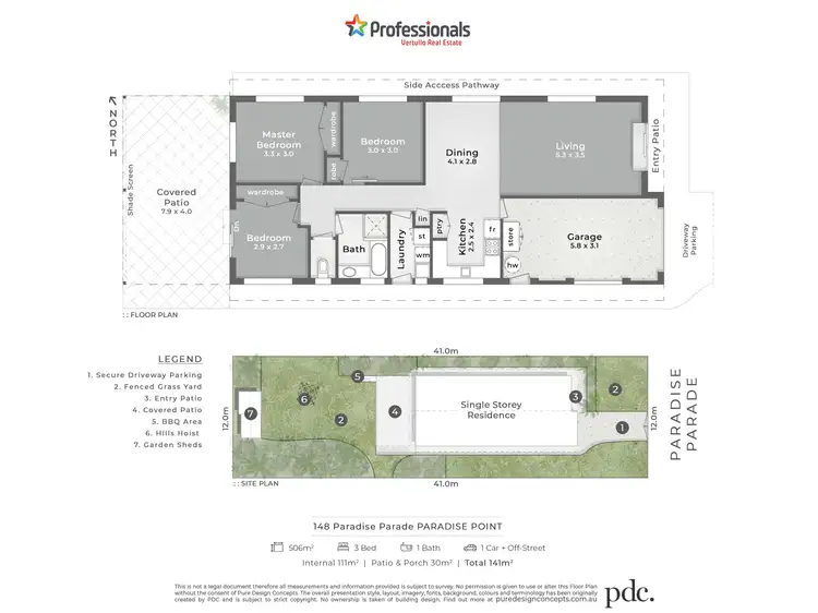 Floorplan of Homely house listing, 148 Paradise Parade, Paradise Point QLD 4216