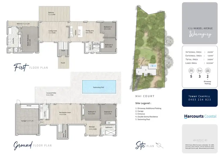 Floorplan of Homely house listing, 7/12 Handel Avenue, Worongary QLD 4213