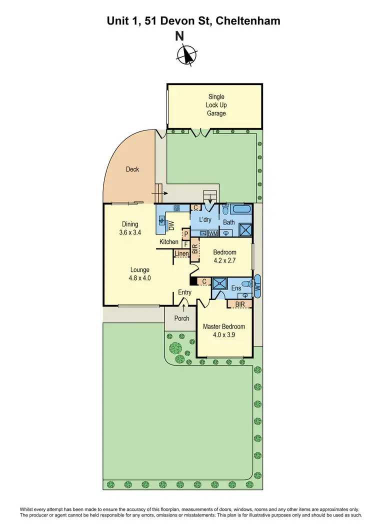 Floorplan of Homely house listing, 1/51 Devon Street, Cheltenham VIC 3192