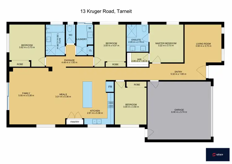 Floorplan of Homely house listing, 13 Kruger Road, Tarneit VIC 3029