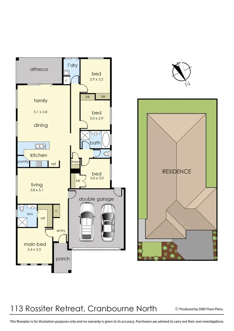 Floorplan of Homely house listing, 113 Rossiter Retreat, Cranbourne North VIC 3977