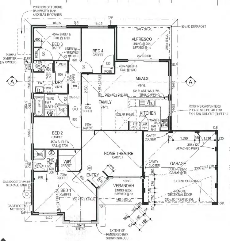 Floorplan of Homely house listing, 84 Lomas Circle, Ellenbrook WA 6069