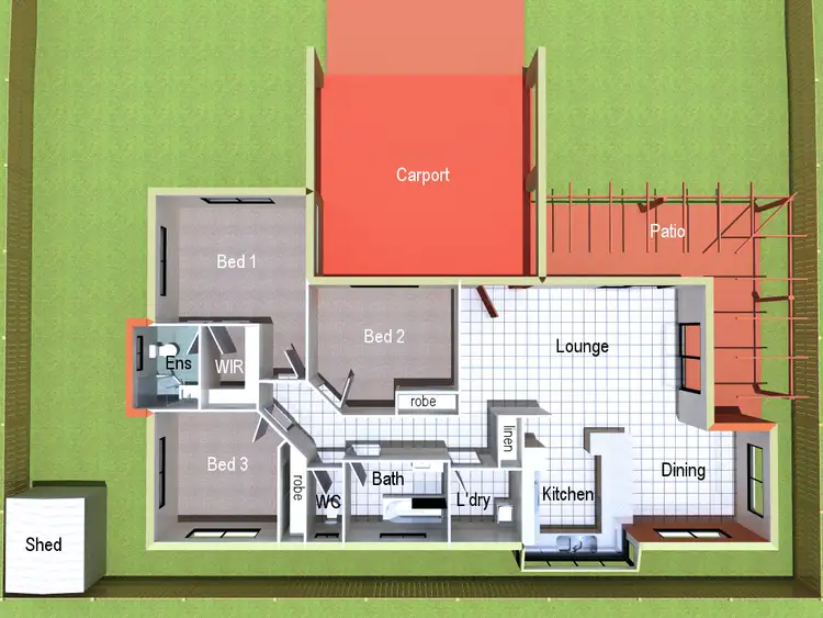 Floorplan of Homely house listing, 2A Vivian Street, Pimlico QLD 4812
