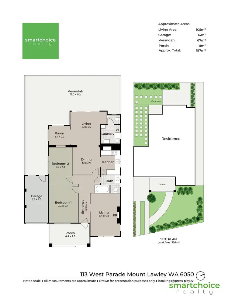 Floorplan of Homely house listing, 113 West Parade, Mount Lawley WA 6050