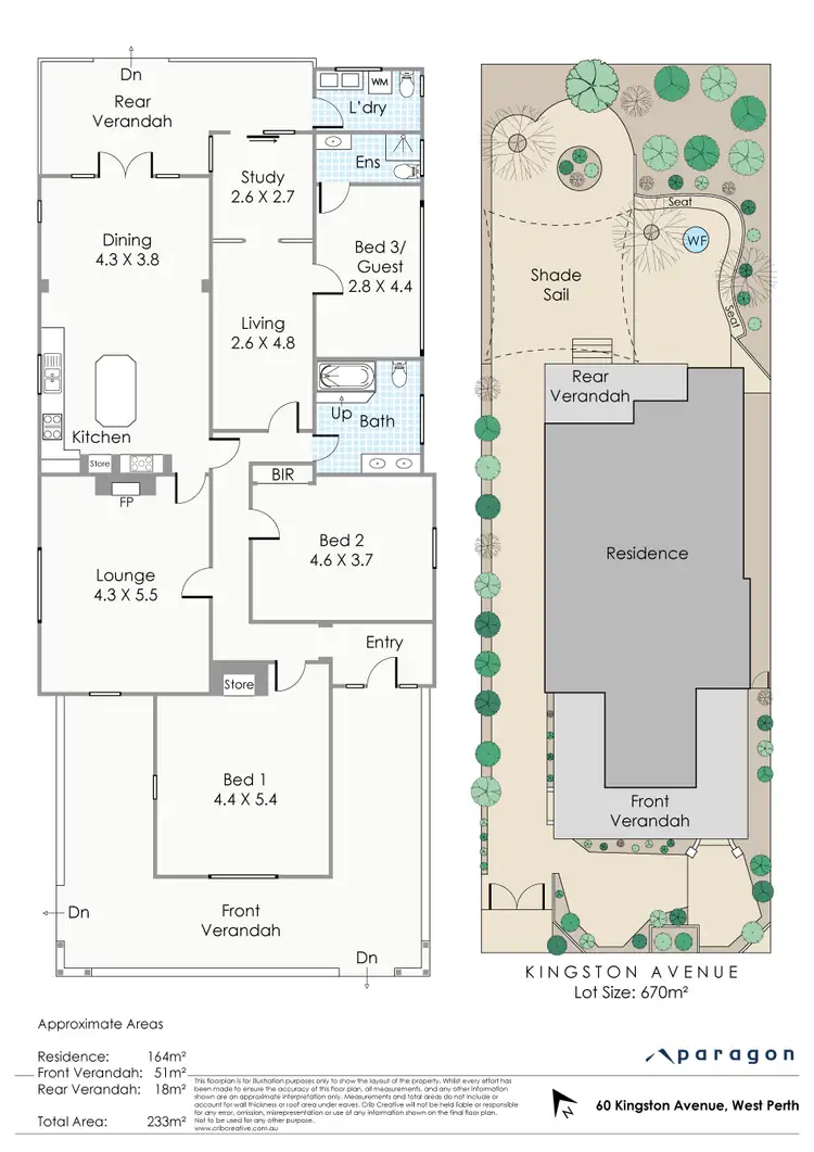 Floorplan of Homely house listing, 60 Kingston Avenue, West Perth WA 6005