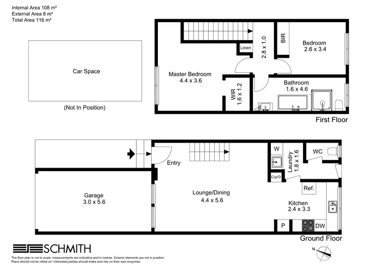 Floorplan of Homely townhouse listing, 5/7 Christina Court, Mermaid Waters QLD 4218