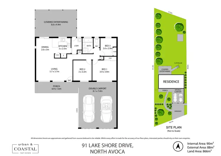 Floorplan of Homely house listing, 91 Lake Shore Drive, North Avoca NSW 2260