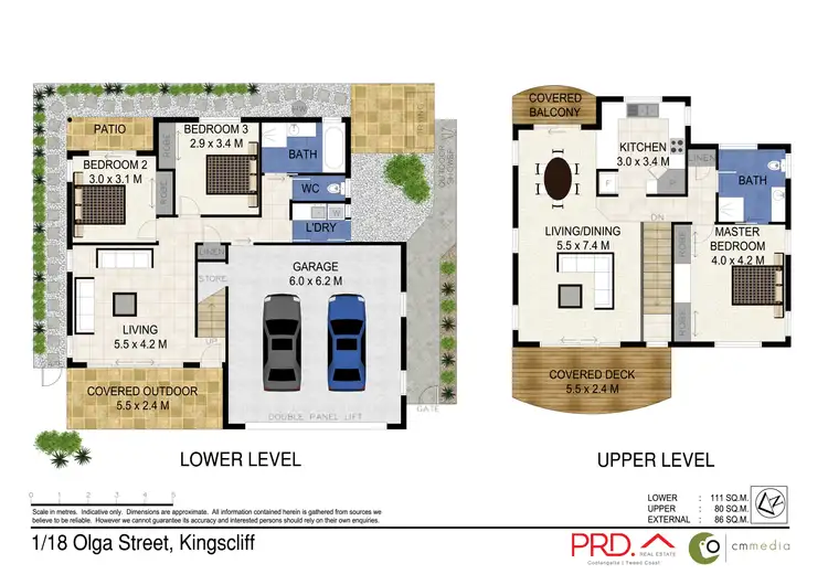 Floorplan of Homely house listing, 1/18 Olga Street, Kingscliff NSW 2487