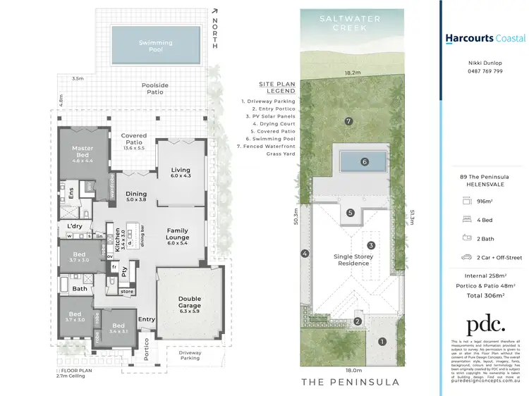 Floorplan of Homely house listing, 89 The Peninsula, Helensvale QLD 4212