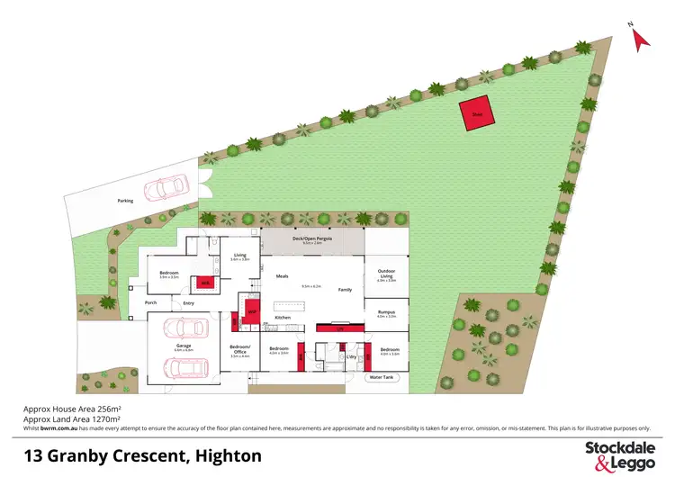Floorplan of Homely house listing, 13 Granby Crescent, Highton VIC 3216