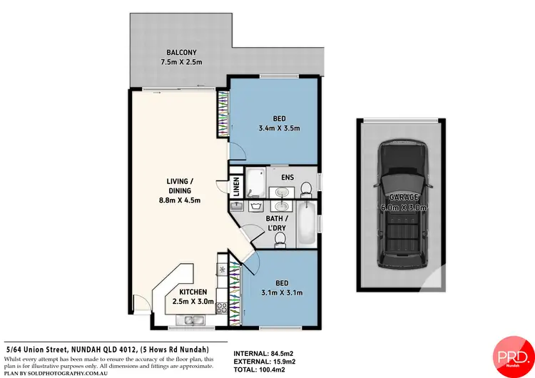 Floorplan of Homely unit listing, 5/3 Hows Road, Nundah QLD 4012