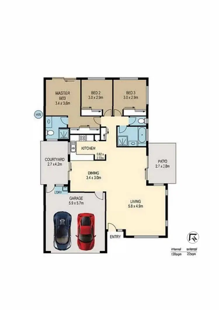 Floorplan of Homely house listing, 1 Eggleton Place, Wakerley QLD 4154
