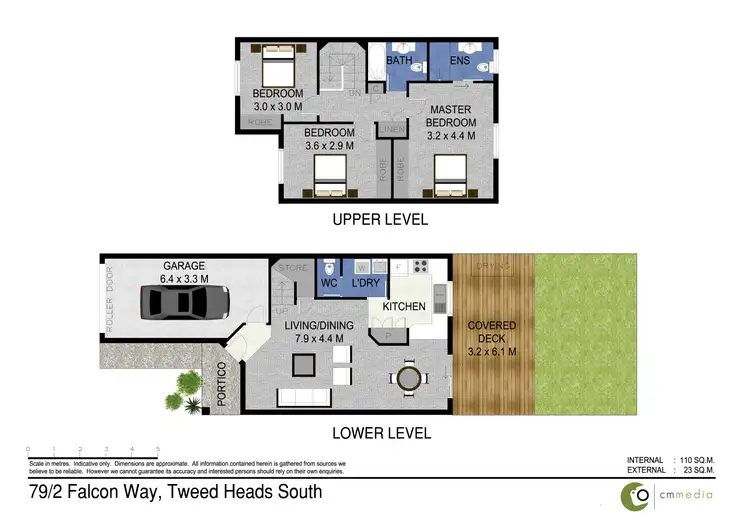 Floorplan of Homely townhouse listing, 79/2 Falcon Way, Tweed Heads South NSW 2486