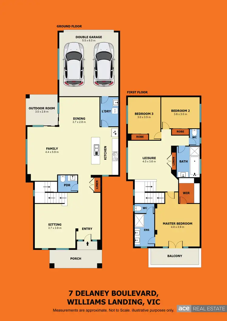 Floorplan of Homely house listing, 7 Delaney Blvd, Williams Landing VIC 3027