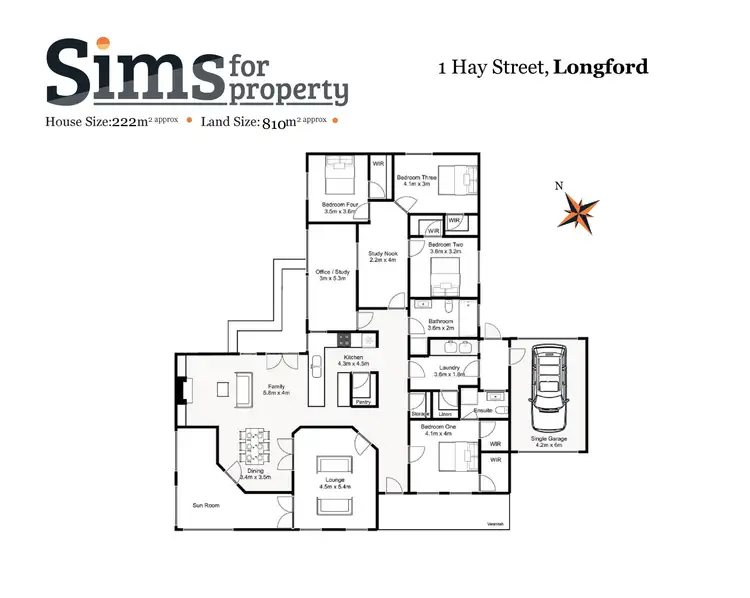 Floorplan of Homely house listing, 1 Hay Street, Longford TAS 7301