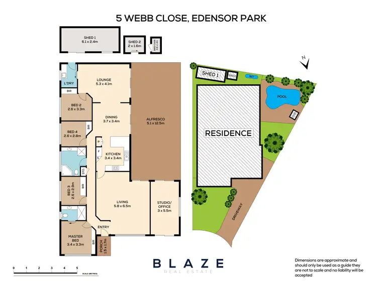 Floorplan of Homely house listing, 5 Webb Close, Edensor Park NSW 2176