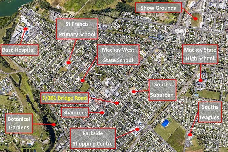 Floorplan of Homely unit listing, 5/301 Bridge Road, West Mackay QLD 4740