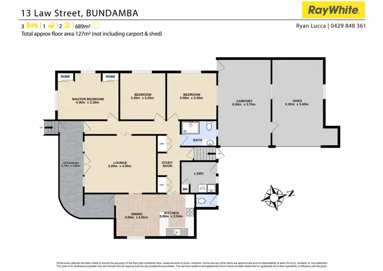 Floorplan of Homely house listing, 13 Law Street, Bundamba QLD 4304