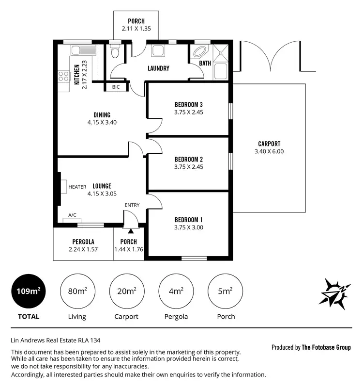 Floorplan of Homely house listing, 12 Virgo Street, Elizabeth South SA 5112