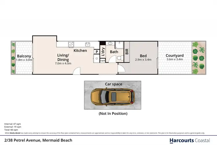 Floorplan of Homely apartment listing, 2/38-46 Petrel Avenue, Mermaid Beach QLD 4218