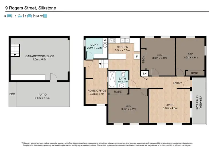 Floorplan of Homely house listing, 9 Rogers Street, Silkstone QLD 4304